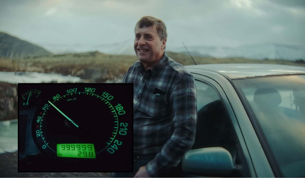 Un fermier a mers cu mașina pe care i-o cumpărase soției până când i-au apărut pe bord 999.999 kilometri: „A fost un moment incredibil”