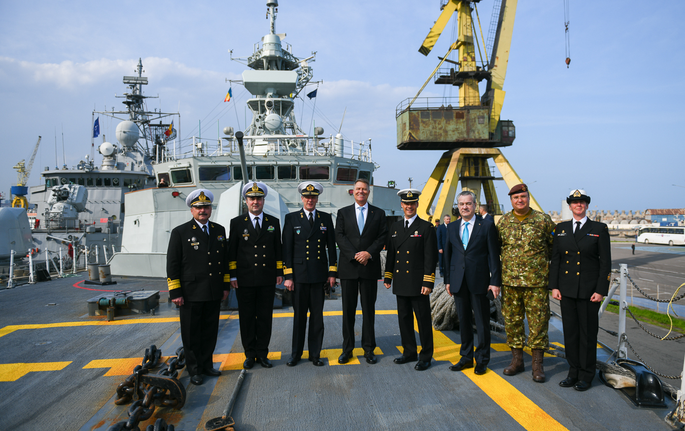 FOTO | Mesajul lui Iohannis, după cel mai mare exercițiu NATO din Marea Neagră: „Sunt foarte mândru de voi şi de munca pe care aţi depus-o!”