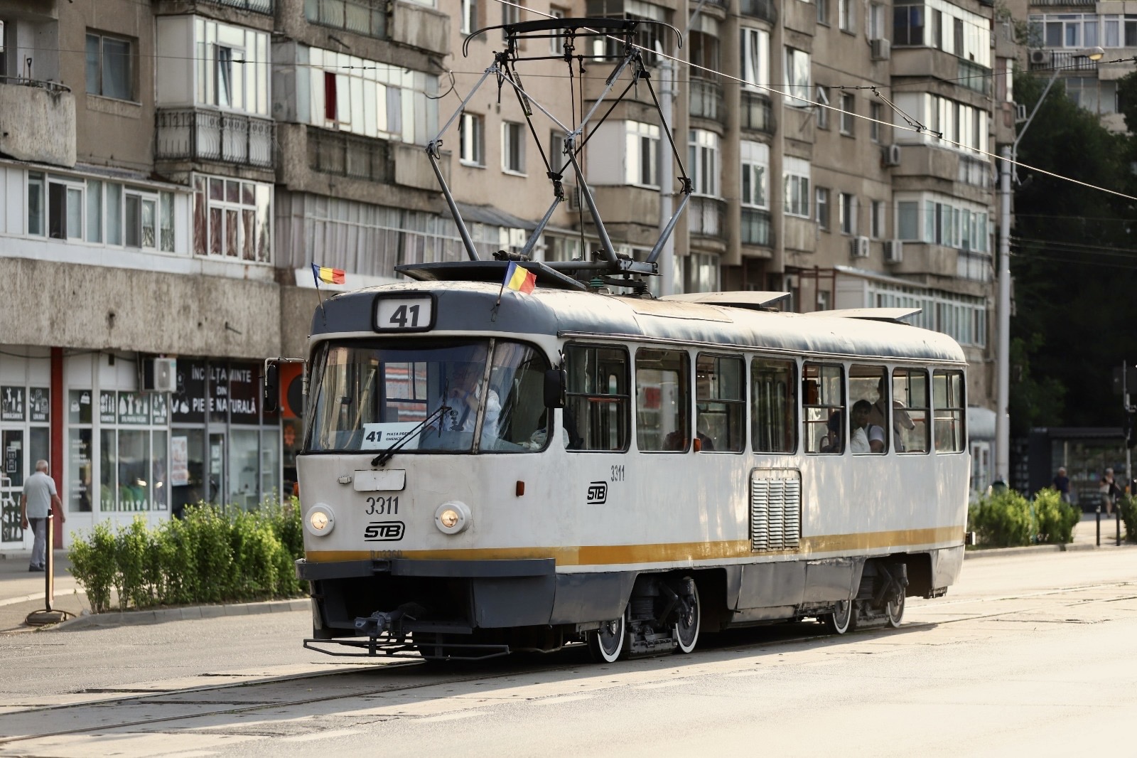Am mers cu tramvaiul Tatra în drumul spre depou. După 53 de ani, garniturile își iau rămas-bun de la București