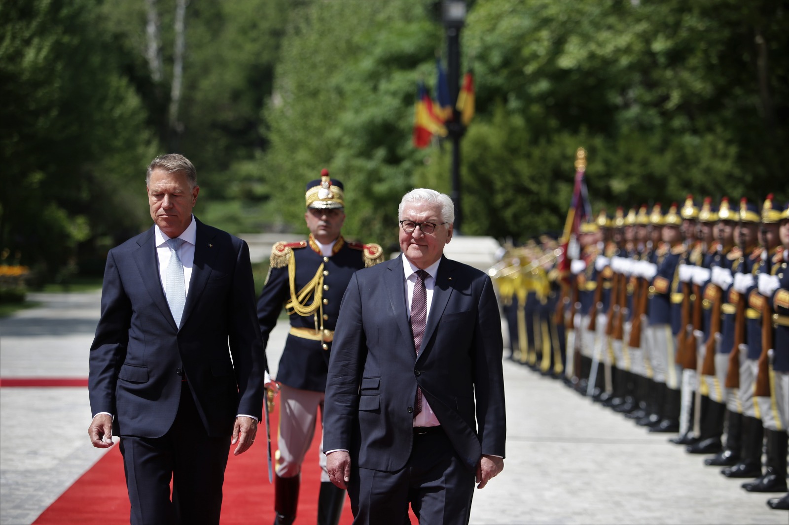 Klaus Iohannis, după întrevederea cu președintele german Frank-Walter Steinmeir: „Sprijinim un embargo pe petrolul rusesc”