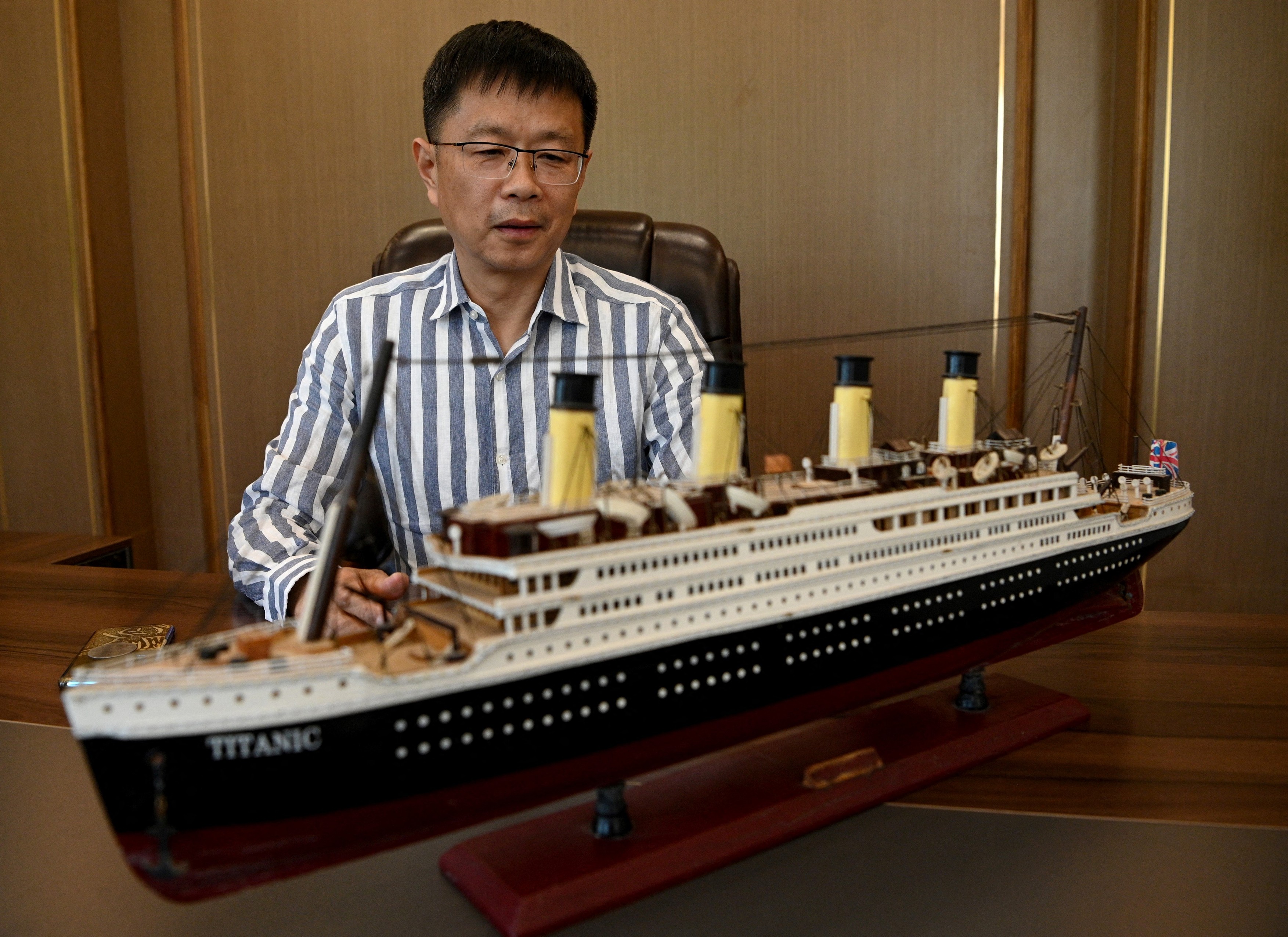 Cum arată replica în mărime naturală a faimosului Titanic, construită în China