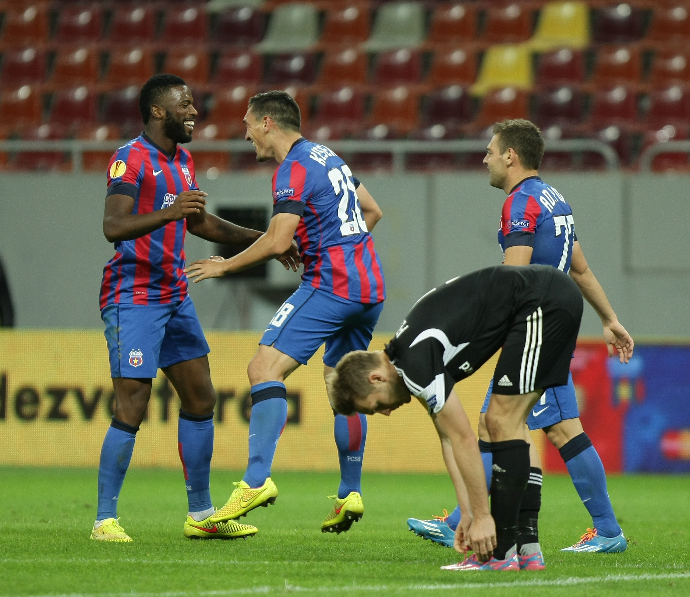 FOTO & VIDEO/ Steaua - Aalborg 6-0. Şase goluri în 22 de minute!!!