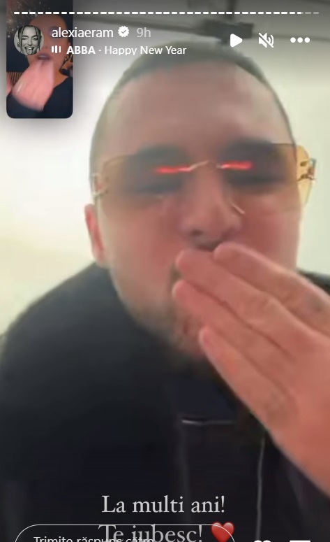 Alexia Eram și Mario Fresh nu au petrecut Revelionul împreună. Mesajul transmis de artist: „Oare ce o urma?”
