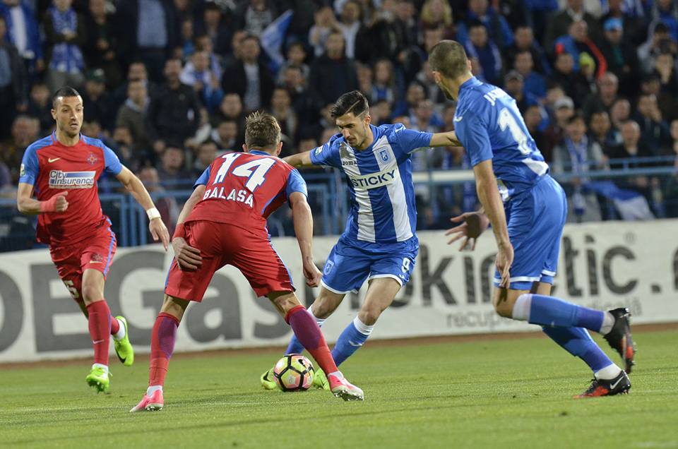 Liga 1, play-off, etapa a 5-a: CSU Craiova - FCSB 0-1. Bară și gol Gnohere! Avram a făcut praf meciul. Ivan, salvat de Niță! / FOTO&VIDEO