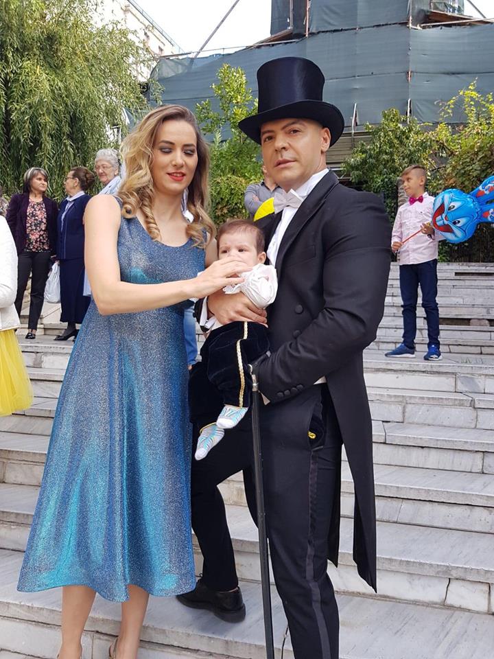 FOTO/ Cornel Păsat și-a botezat băiețelul. Primele imagini de la eveniment