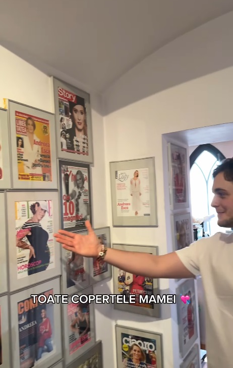 Imagini noi din casa Andreei Esca. Băiatul ei a arătat „chestii folositoare” din vilă, iar fanii au reacționat: „Zici că e muzeu”