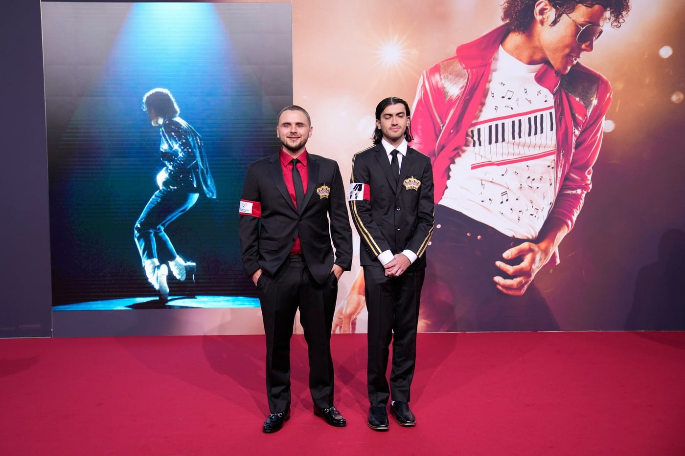 Imagini rare cu băieții lui Michael Jackson. Prince și Bigi, prezenți la premiera filmului biografic despre tatăl lor