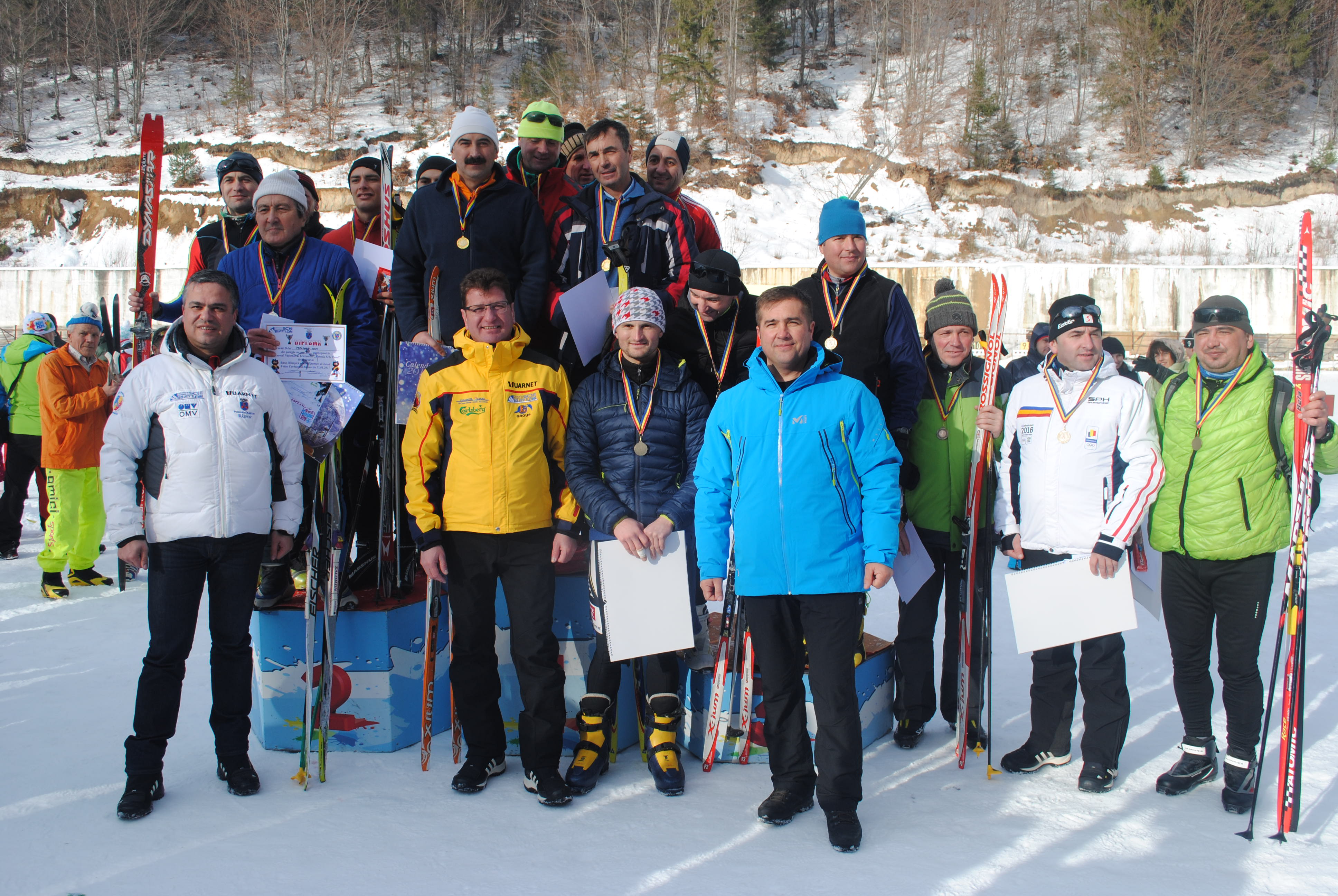 Participare record la „Patrula Veteranilor” de la Râșnov în cadrul Zilei Mondiale a Zăpezii