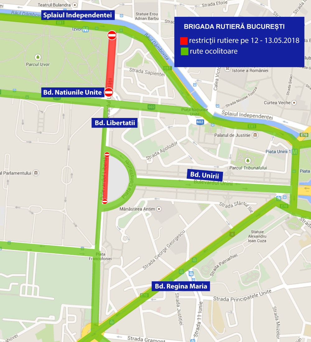 Restricții în trafic pentru Semimaratonul Internaţional Bucureşti 2018. Care sunt rutele ocolitoare
