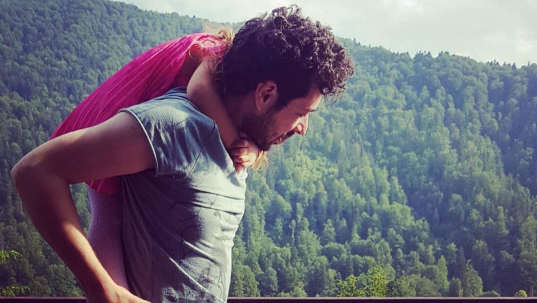 Imagini cu fetița lui Marius Moga și a Biancăi Lăpuște. Ce dezvăluire i-a făcut Maria Elisabeta tatălui ei. „Am zis, ok, foarte tare”