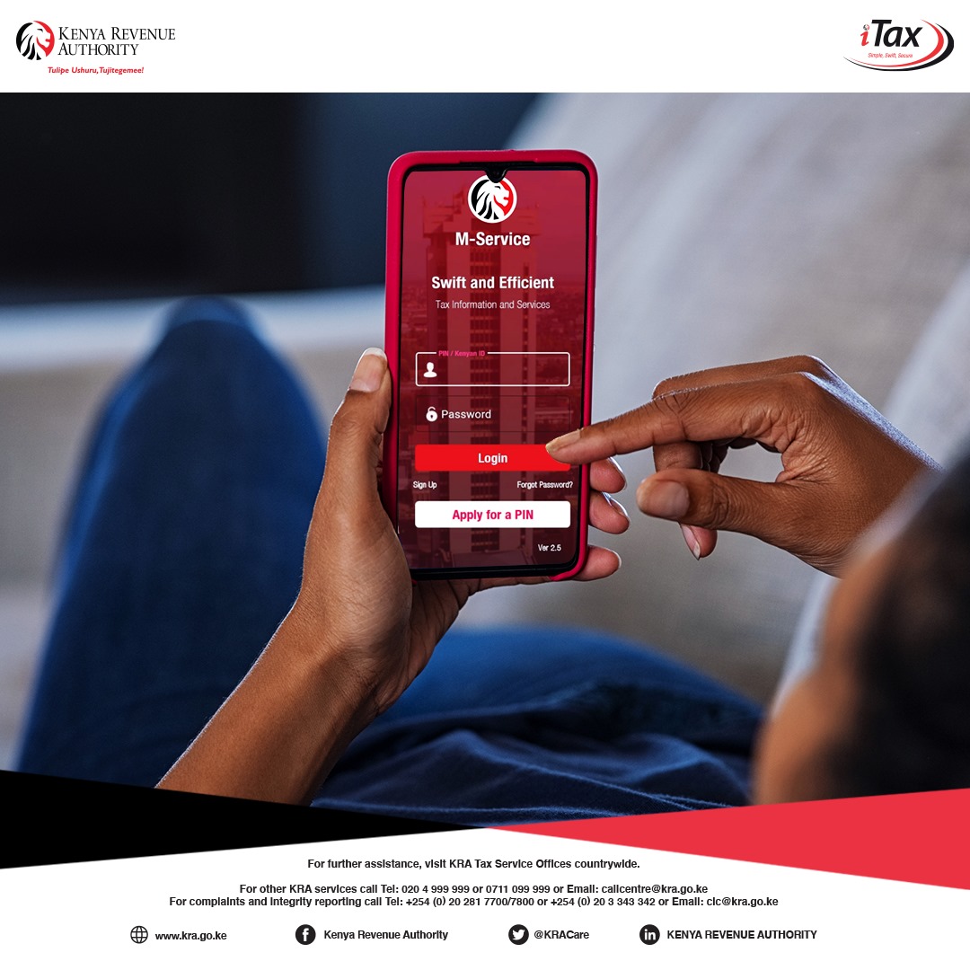 KRA iTax Update 2024: Mobile number verification now required for taxpayers