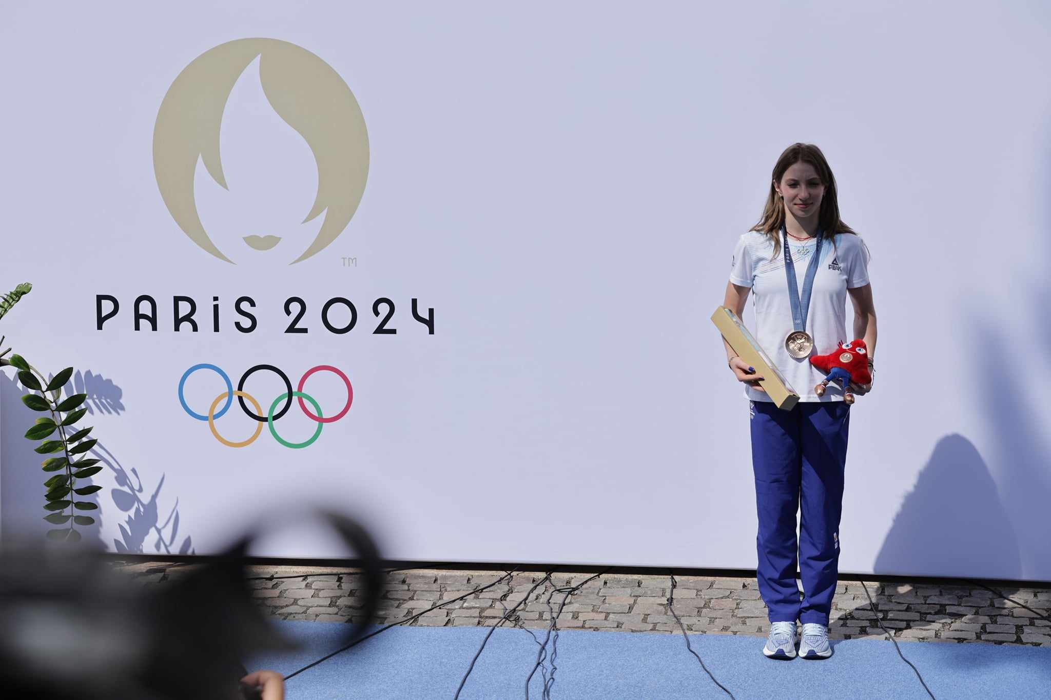 Ana Maria Bărbosu a primit medalia de bronz de la Jocurile Olimpice. Ceremonia a avut loc la Casa Olimpică din București