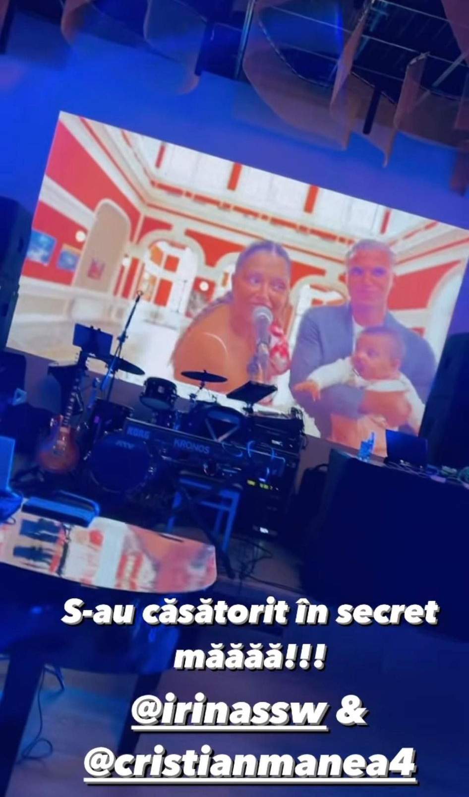 Fotbalistul Cristi Manea și Irina Deaconescu s-au căsătorit în secret. Cum au dat vestea cea mare