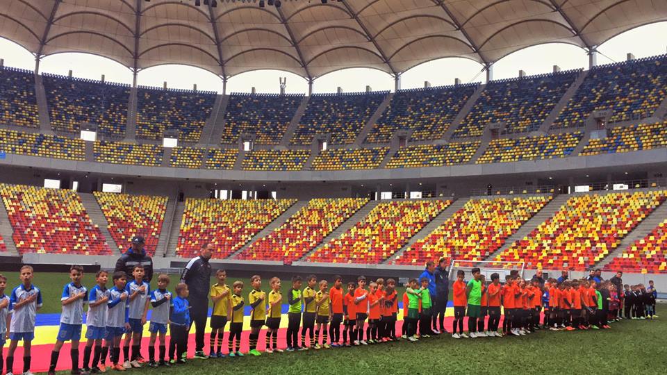 Cum arată gazonul de pe ”Arena Națională”, după ce 3.500 de copii au jucat fotbal la Cupa Centenarului / GALERIE FOTO