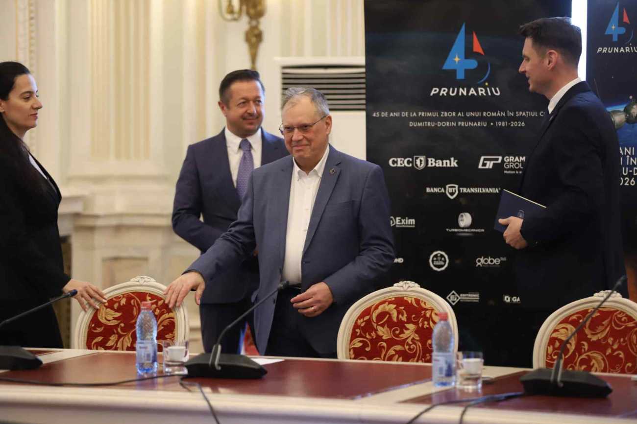 Dumitru Prunariu, singurul român care a zburat în Cosmos, aniversat în Senat după 45 de ani de la misiunea Soyuz 40