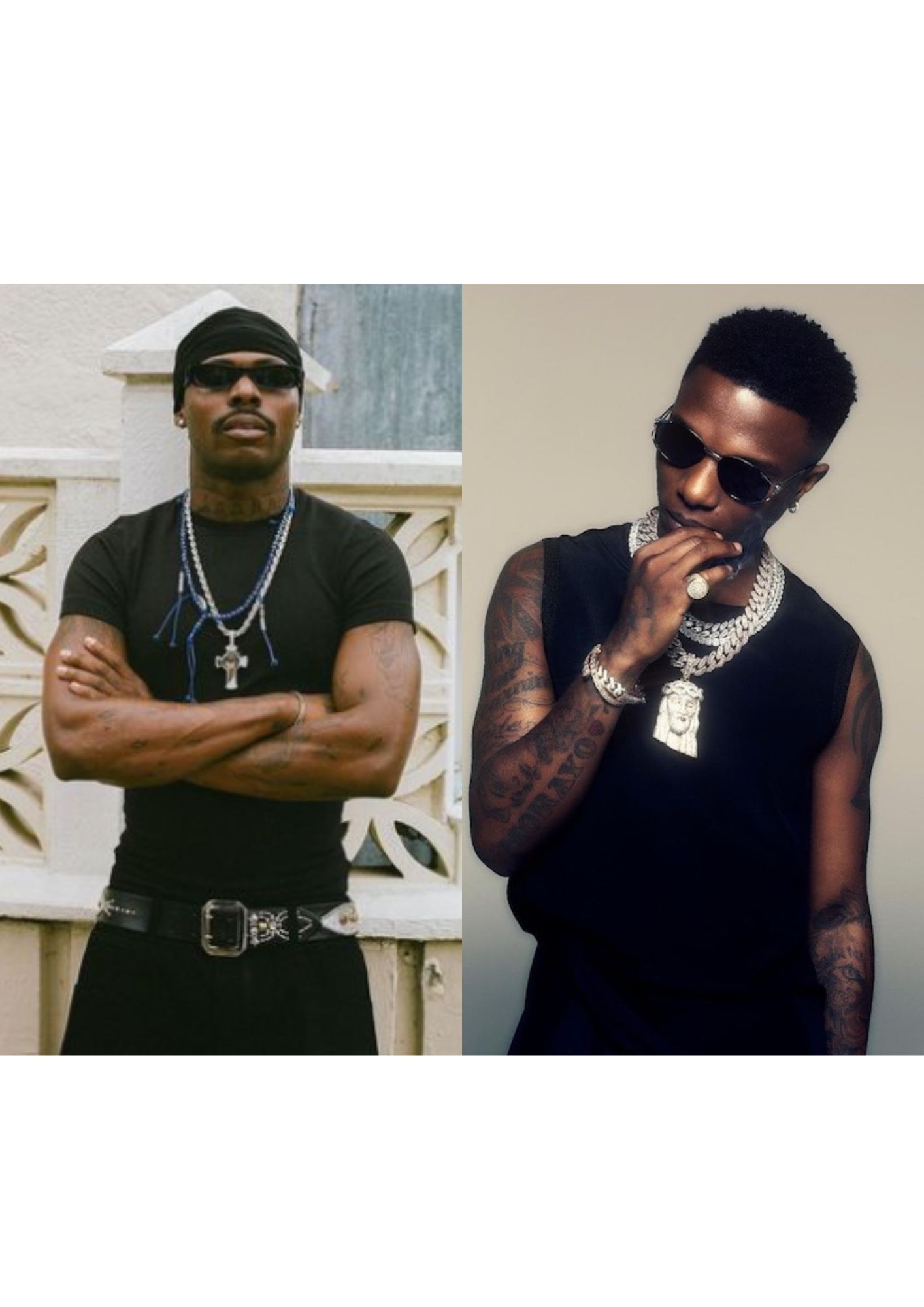 Asake & Wizkid party at 'Lungu Boy' London listening