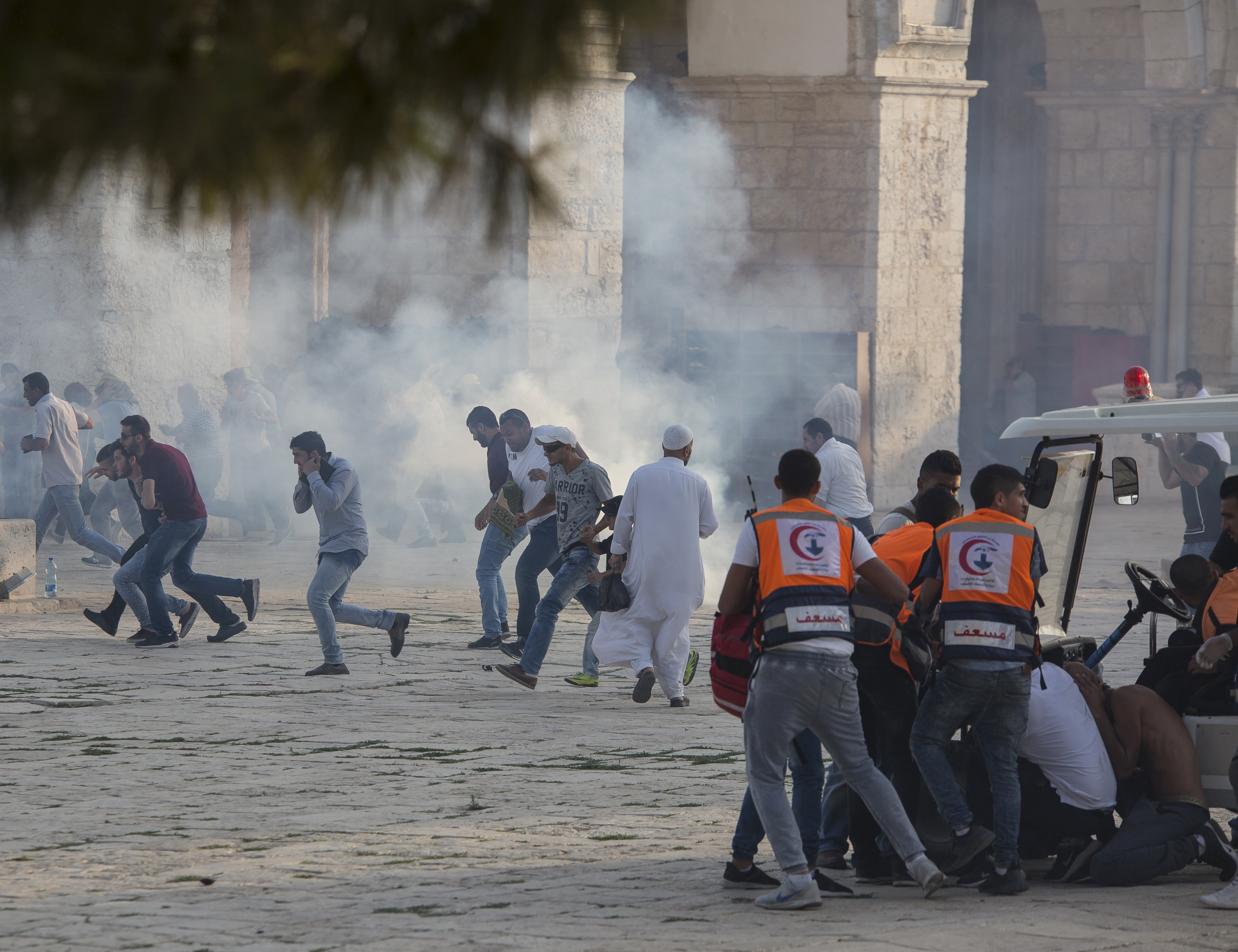 FOTO| Peste 100 de musulmani răniți într-o confruntare dintre palestinieni și evrei
