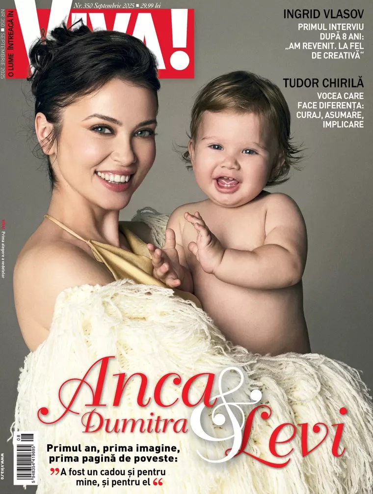 Imagini adorabile cu fiul Ancăi Dumitra. Actrița l-a arătat pentru prima dată pe Levi Nicholas