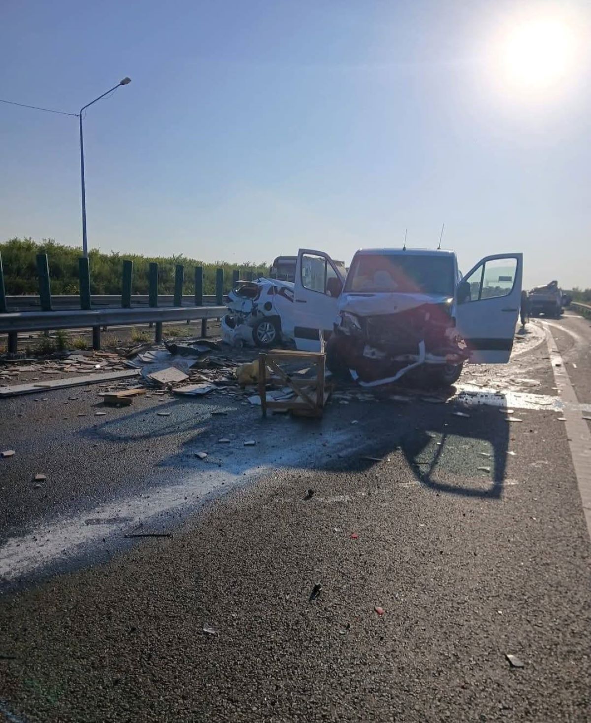 Autostrada Soarelui este închisă din cauza unui accident cu 7 mașini pe sensul spre Constanța