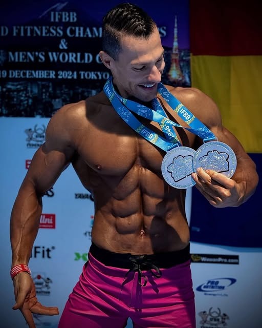 România a câștigat două medalii de aur la Campionatul Mondial de Fitness și Cupa Mondială Masculină din Japonia