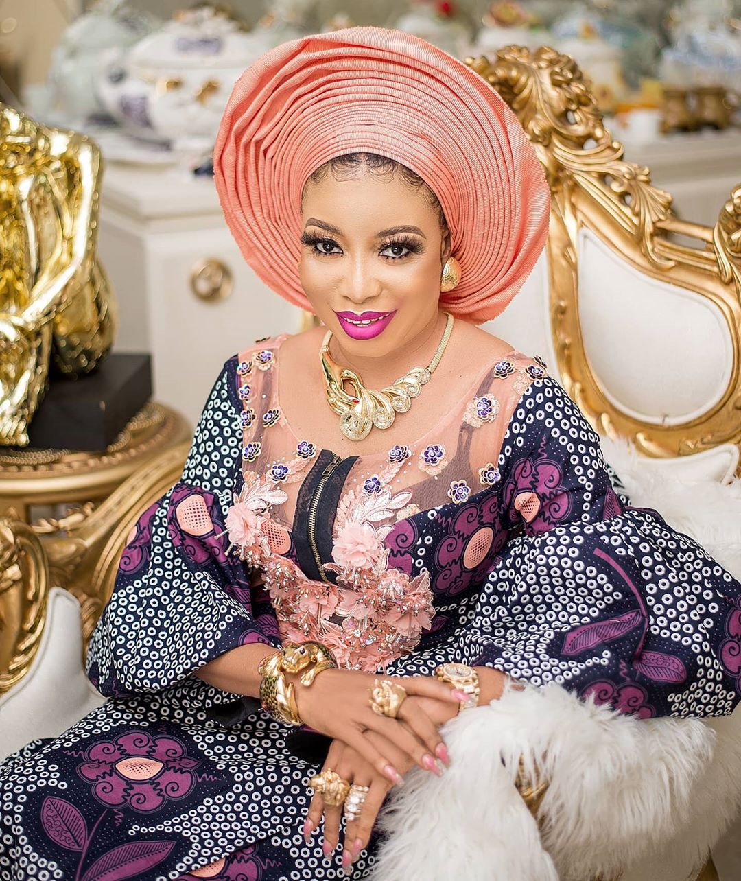 Lizzy Anjorin was accused of stealing jewelry worth ₦90,000 [Instagram/LizzyAnjorinOfficial]