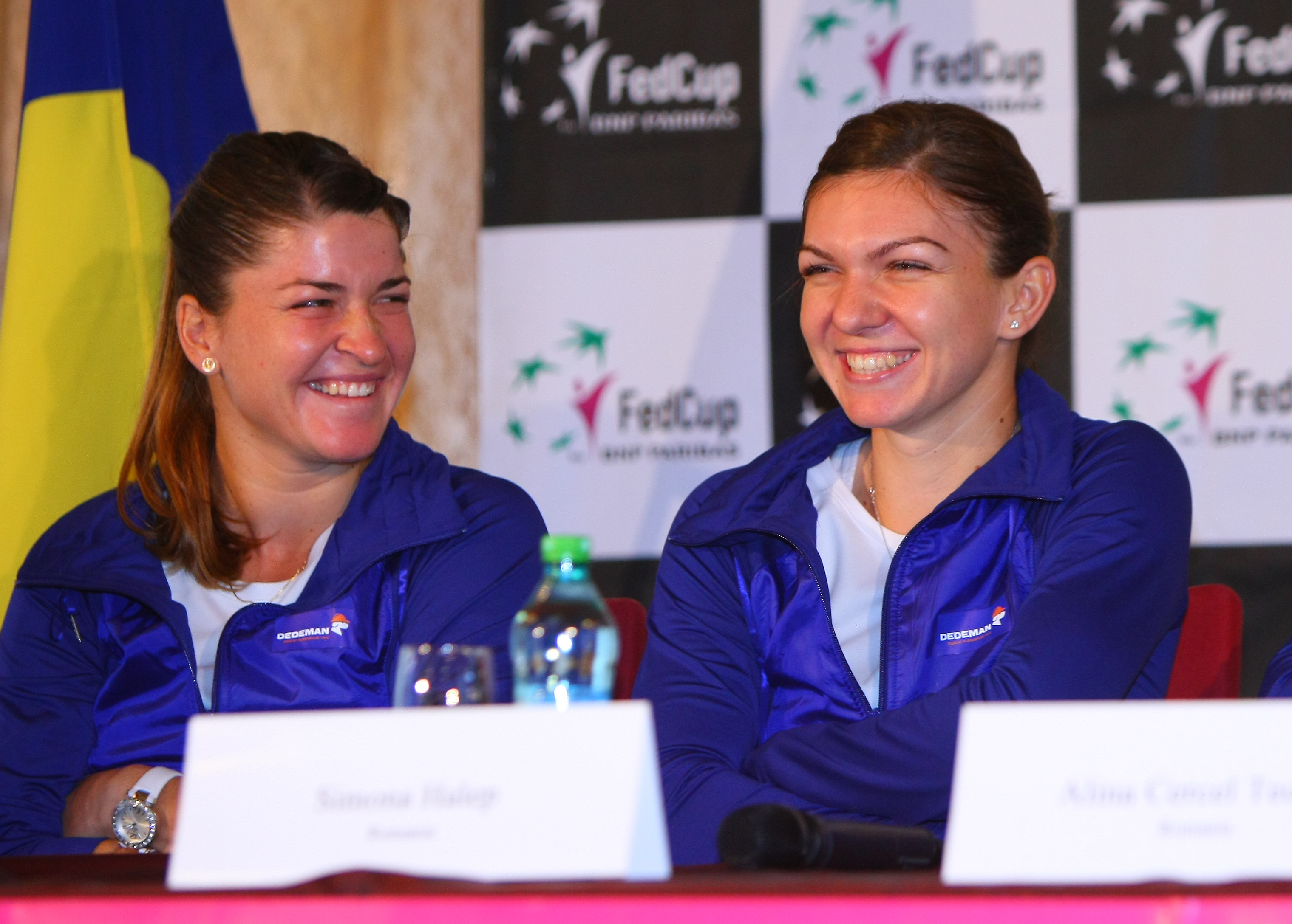Simona Halep resimte presiunea prezenței președintelui României / GALERIE FOTO