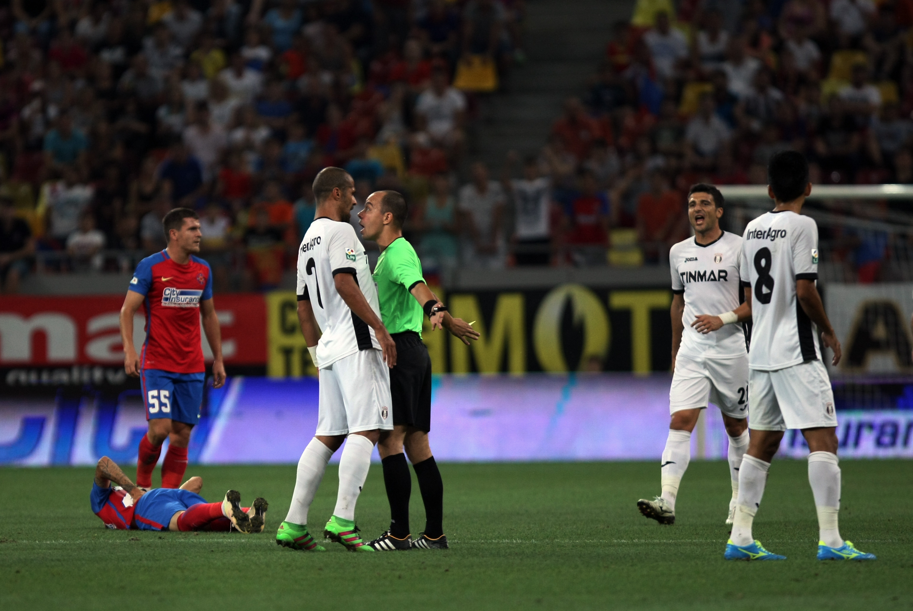 Liga 1, Etapa a 7-a. Steaua - Astra 1-0. GOLdrin a decis jocul, dintr-o lovitură liberă! Junior Morais, eliminat în final! Meciul s-a încheiat cu îmbrânceli/ VIDEO&FOTO