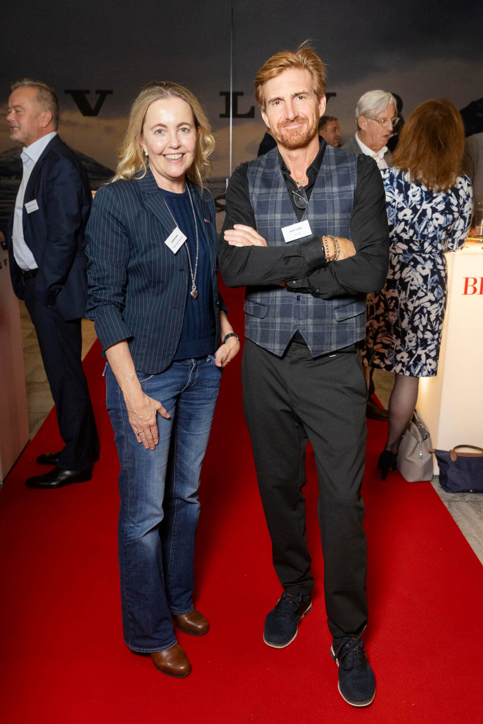 v.l. Caroline Hobi, Kilian Cavallo