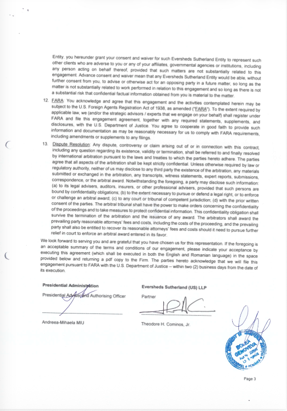 Contractul de consultanță încheiat între Administrația Dan și firma de lobby din SUA a fost clasificat. Românii nu vor putea afla ce livrabile va primi Nicușor Dan