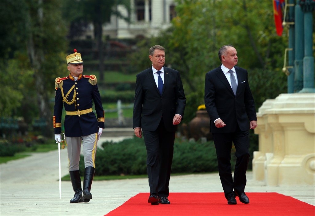Klaus Iohannis s-a întâlnit cu Preşedintele Slovaciei la Palatul Cotroceni / FOTO