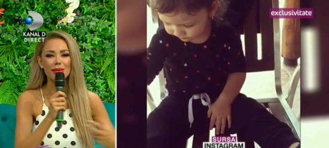 Incredibil cum spune fetița Biancăi Drăgușanu și a lui Victor Slav că o cheamă | FOTO