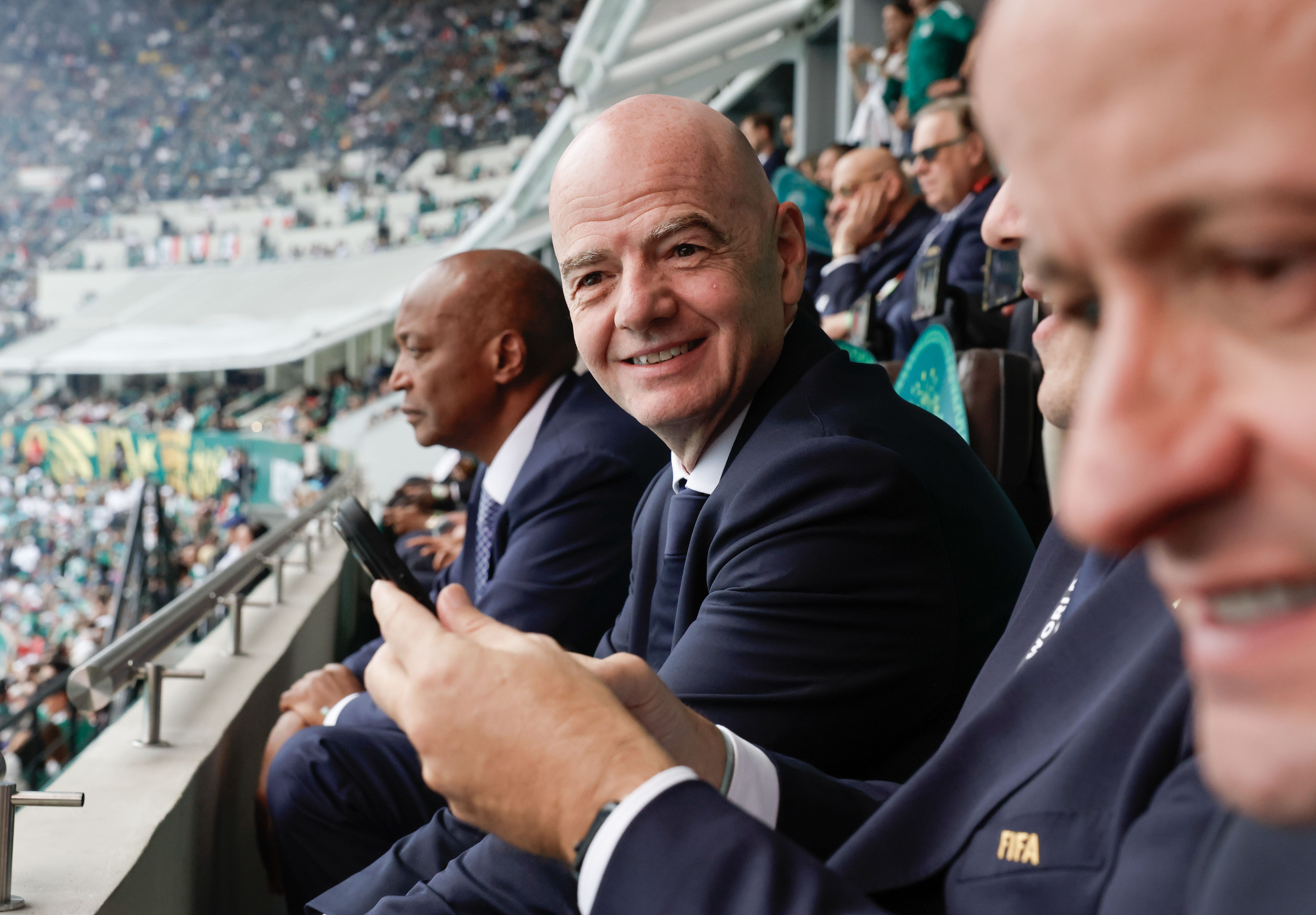 FIFA President Gianni Infantino at the Group A match between Mexico and South Africa at Mexico City Stadium on June 11, 2026.Eva Marie Uzcategui - FIFA/FIFA via Getty Images