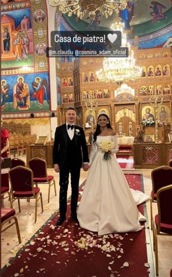 Cosmina Adam s-a căsătorit cu Claudiu Matei, care e politician. Cum a apărut Mirela Vaida la nunta fostei sale asistente de la „Acces Direct”