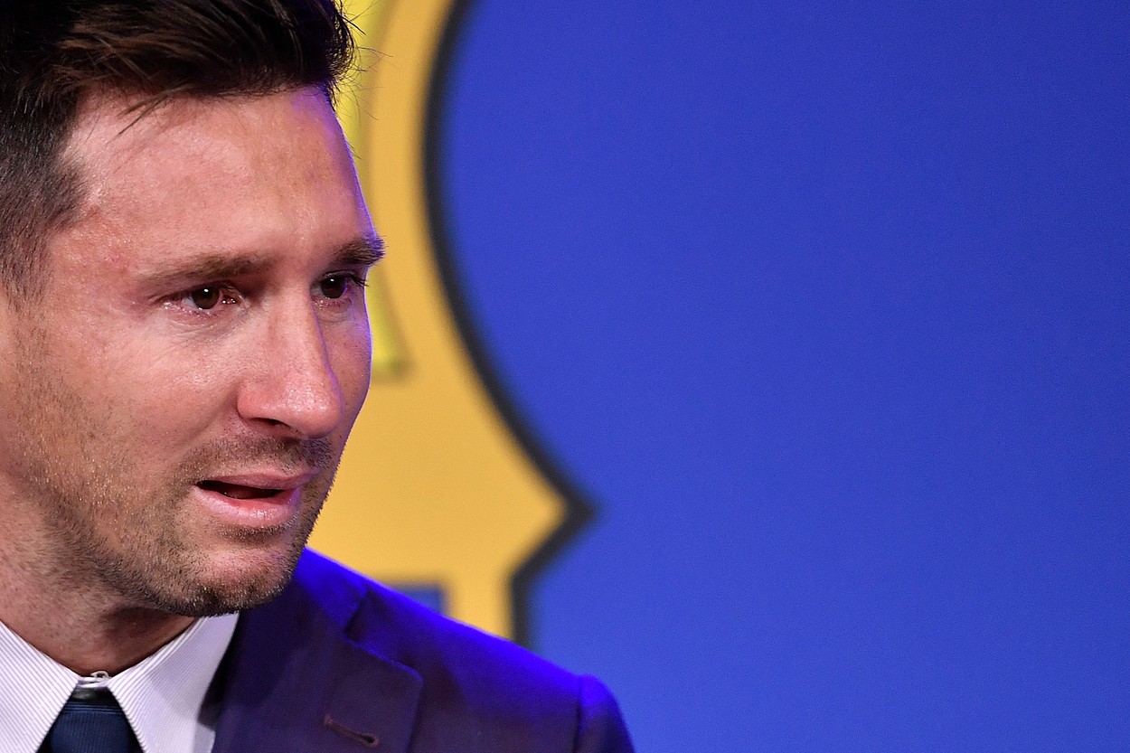 Lionel Messi, în lacrimi la despărțirea de FC Barcelona. „Nu sunt pregătit pentru asta”