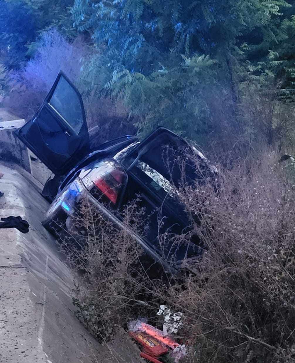 Trei oameni, inclusiv un copil de doar 1 an, au murit după ce mașina cu care mergeau s-a răsturnat într-un şanţ din județul Botoșani | FOTO