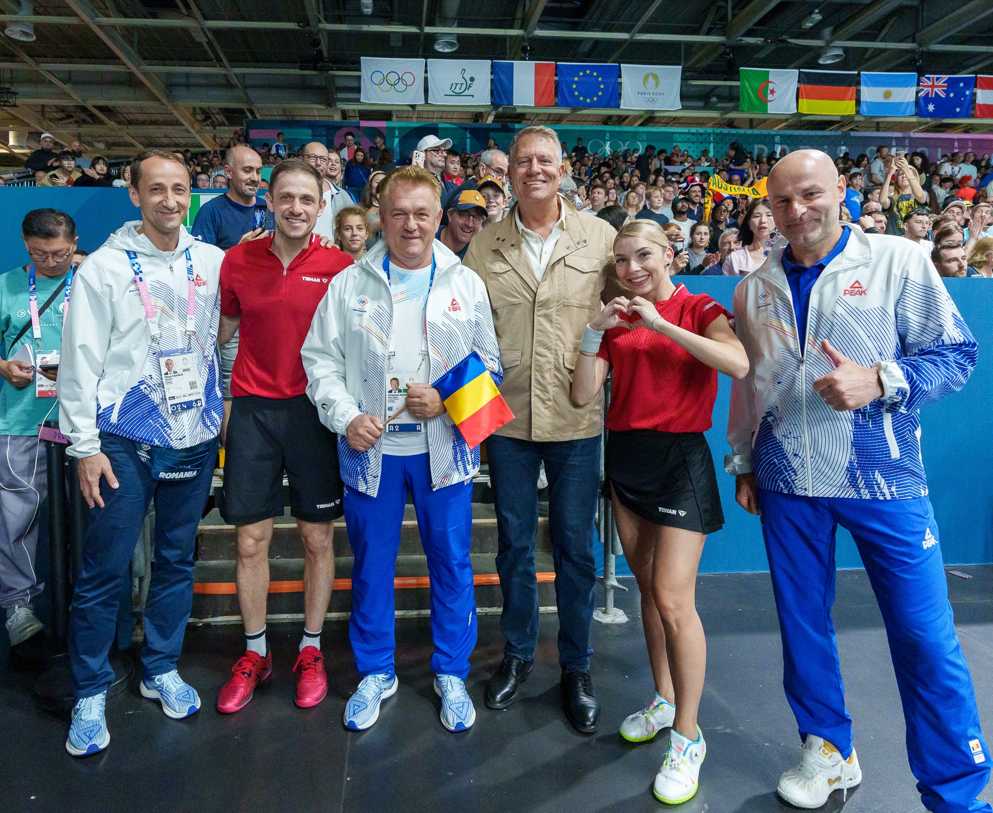 JO 2024. Klaus Iohannis și Carmen Iohannis au asistat la două dintre meciurile sportivilor români 