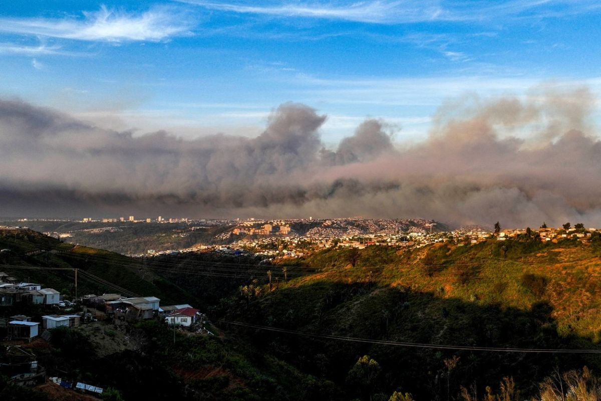 Stare de urgență în Chile din cauza incendiilor violente de pădure. Bilanțul provizoriu al victimelor