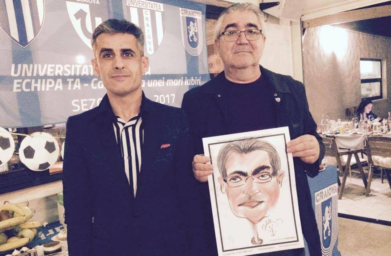 VIDEO/”Caricaturistul vedetelor” desenează contra-cost la petreceri. Face 50 de euro în trei minute!