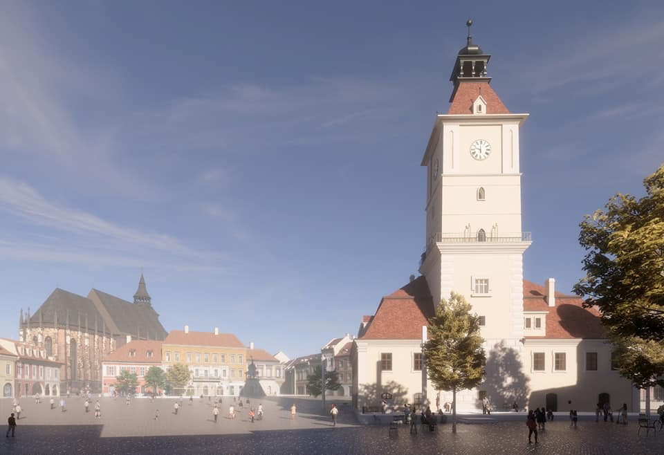Cum va arăta Piața Sfatului din Brașov de anul viitor. Schimbările anunțate de Primărie