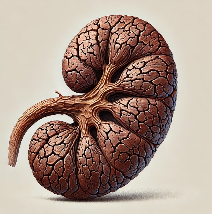 Dehydrated kidney