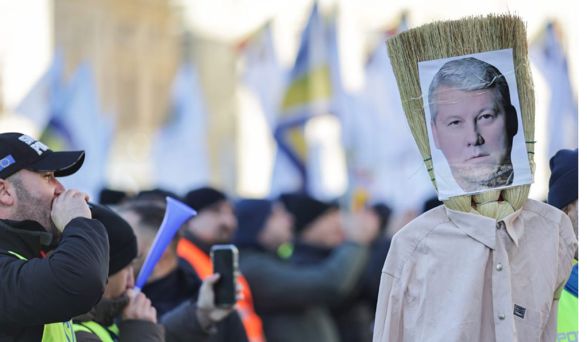 Protest masiv al sindicatelor din Apărare și Ordine Publică în București