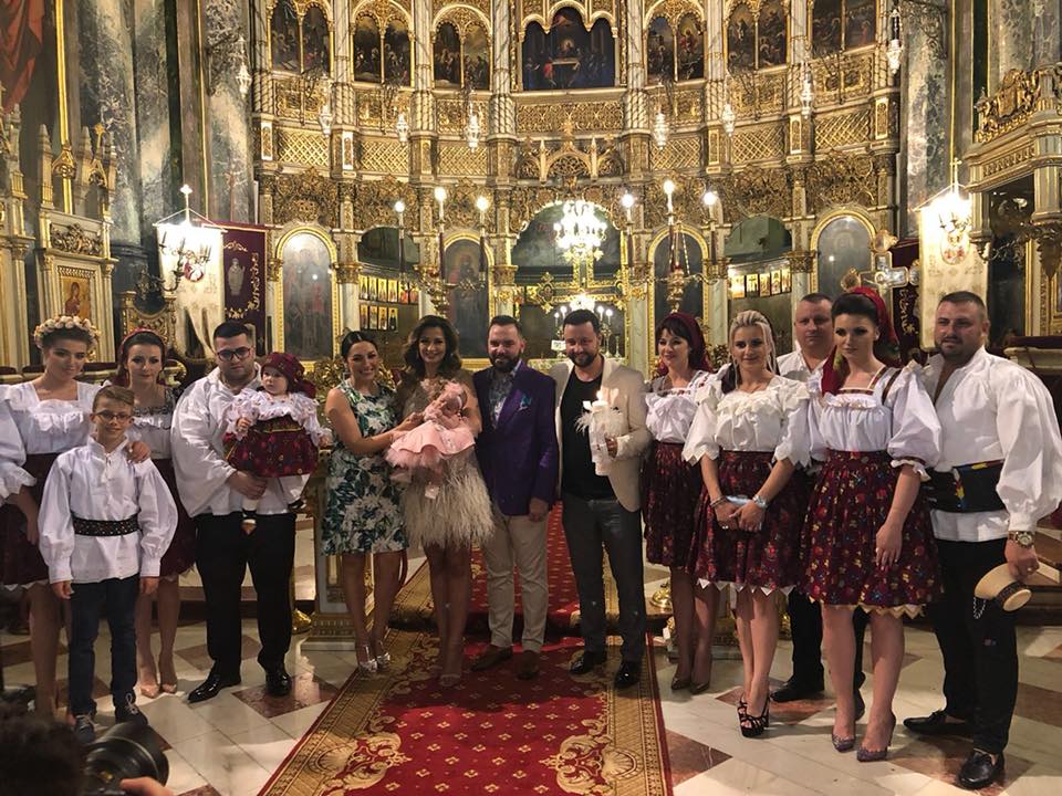 Andra a fost nașă de botez. A creștinat-o pe nepoata lui Cristian Popescu Piedone | FOTO