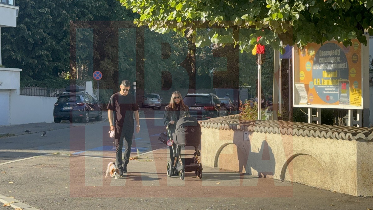 Primele imagini cu Corina și Mihnea Năstase în rolul de părinți. Cum au apărut cu bebelușul lor, al treilea nepot al lui Adrian Năstase
