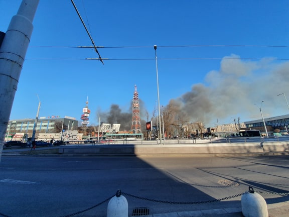 Incendiu puternic în Delta Văcărești. ISU București: Focul a fost provocat