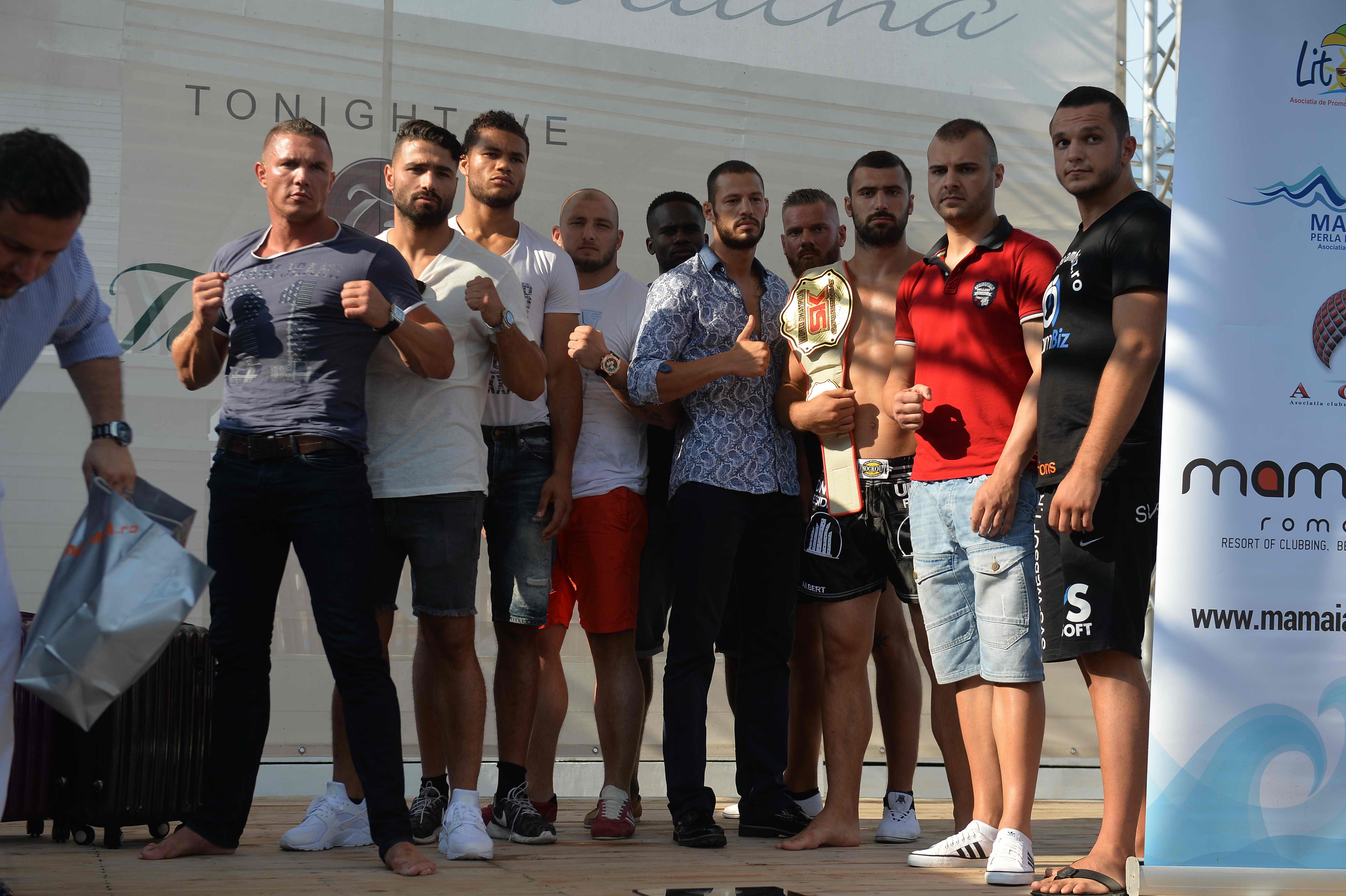 Luptătorii de la Superkombat Mamaia au trecut cu bine de proba cântarului / GALERIE FOTO