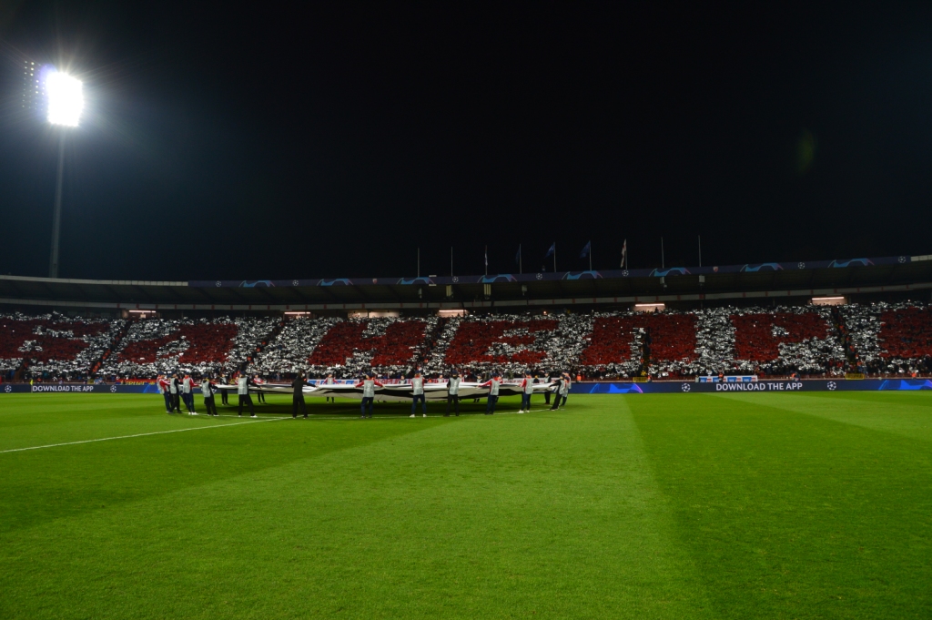 Libertatea a fost în ”cazanul” de pe ”Maracana” belgrădeană, la Steaua Roșie - Liverpool 2-0