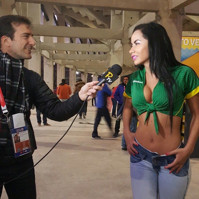 Da, da, ea e fata care a cucerit Copa America!!! Maite Flores, diva din Bolivia / GALERIE FOTO&VIDEO