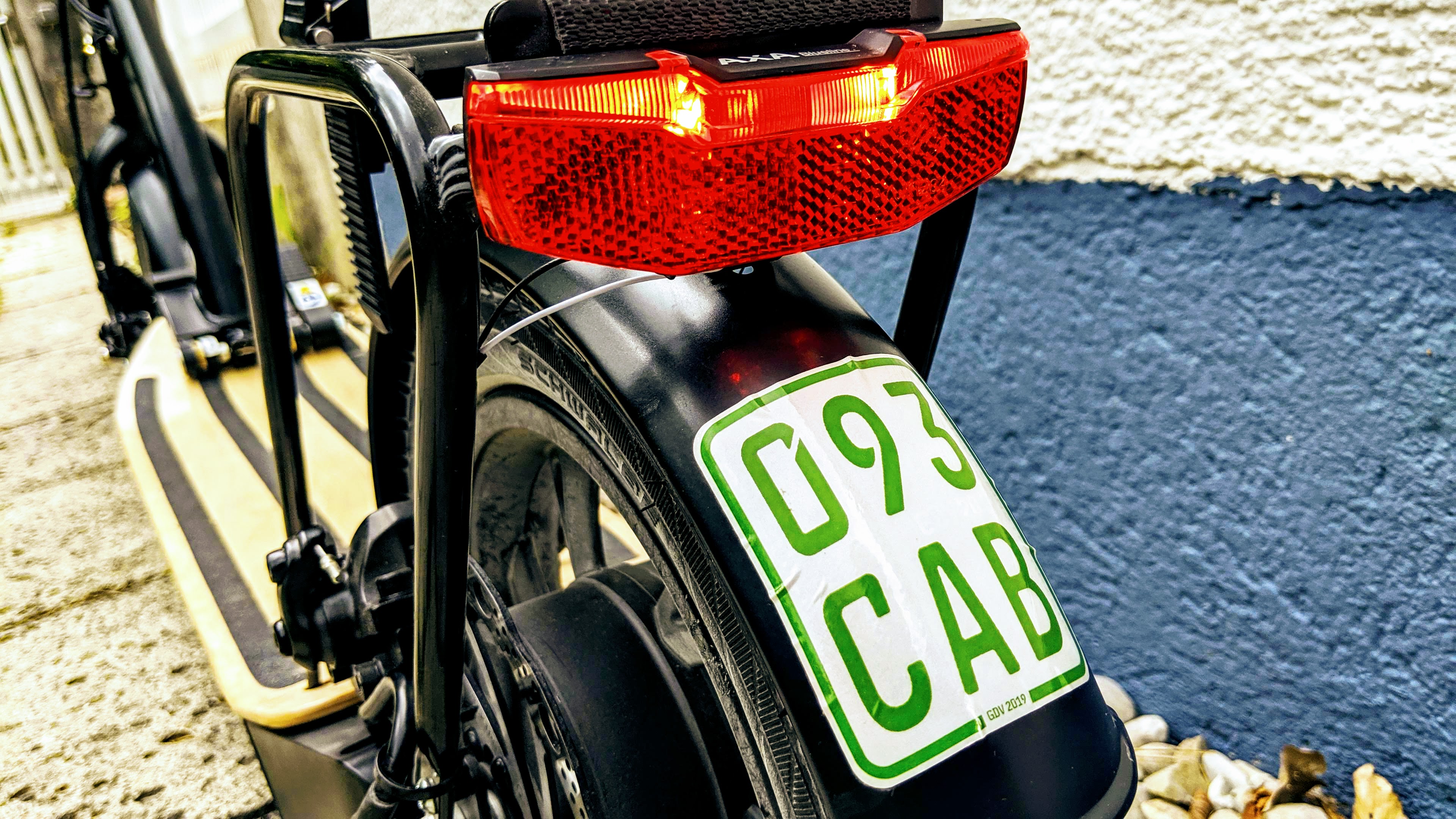 Metz Moover mit Nummernschild