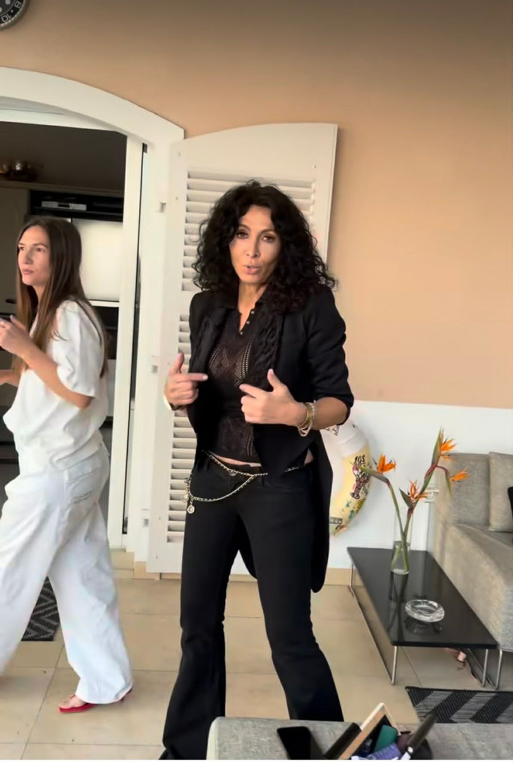 Cum au apărut Radu Vâlcan și Adela Popescu în casa de la Monaco a Mihaelei Rădulescu. Imagini rare cu cei trei. „O întâmplare minunată”