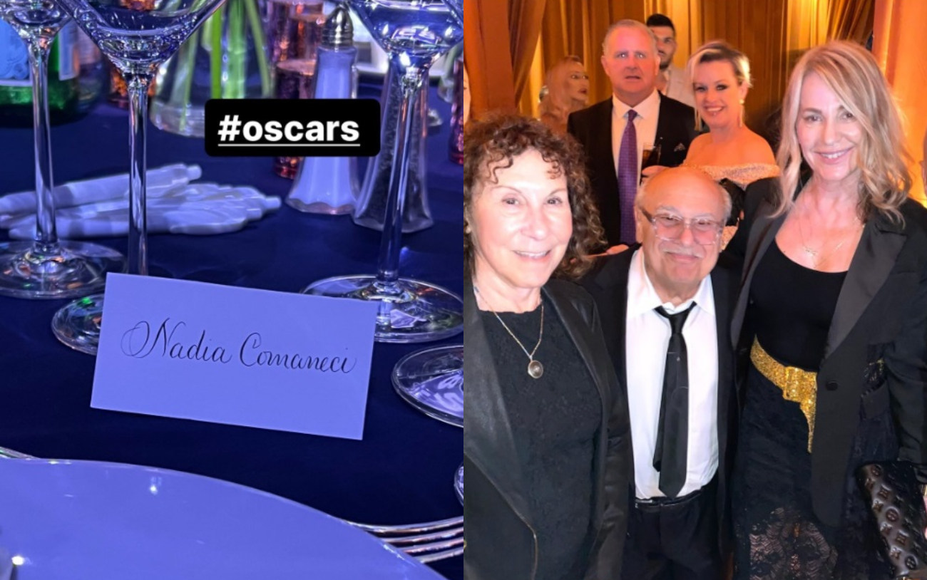 Mădălina Ghenea, apariție de divă la o petrecere organizată de Elton John, după Premiile Oscar 2024. Și Nadia Comăneci a participat